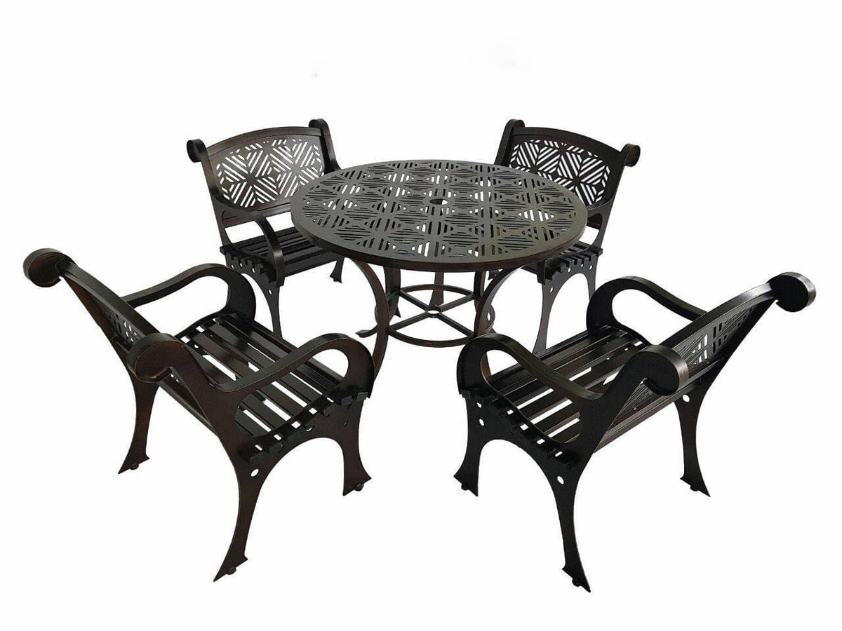 Juego de patio plasma De Metal